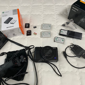 소니 rx100 m6 + 브이로그 그립 등 일괄 83만