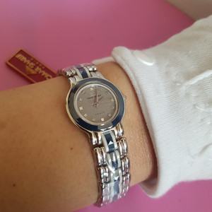 오마샤리프 여성용 세라믹 메탈 손목시계