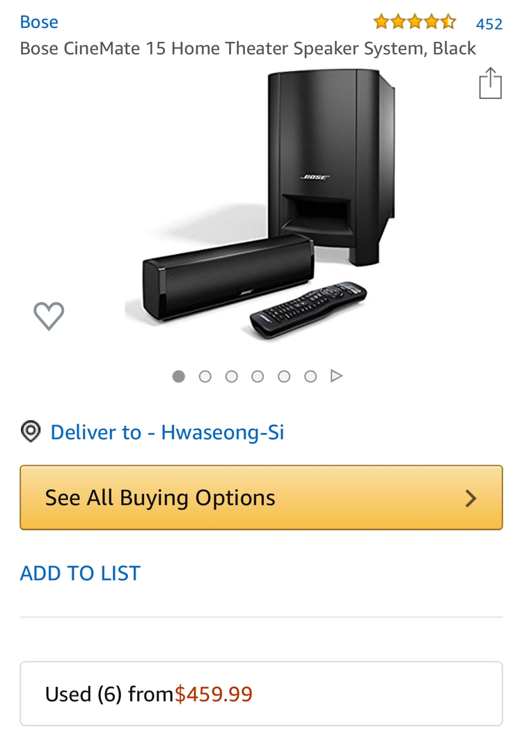 홈시어터 시스템 - Bose Cinemate 15--3