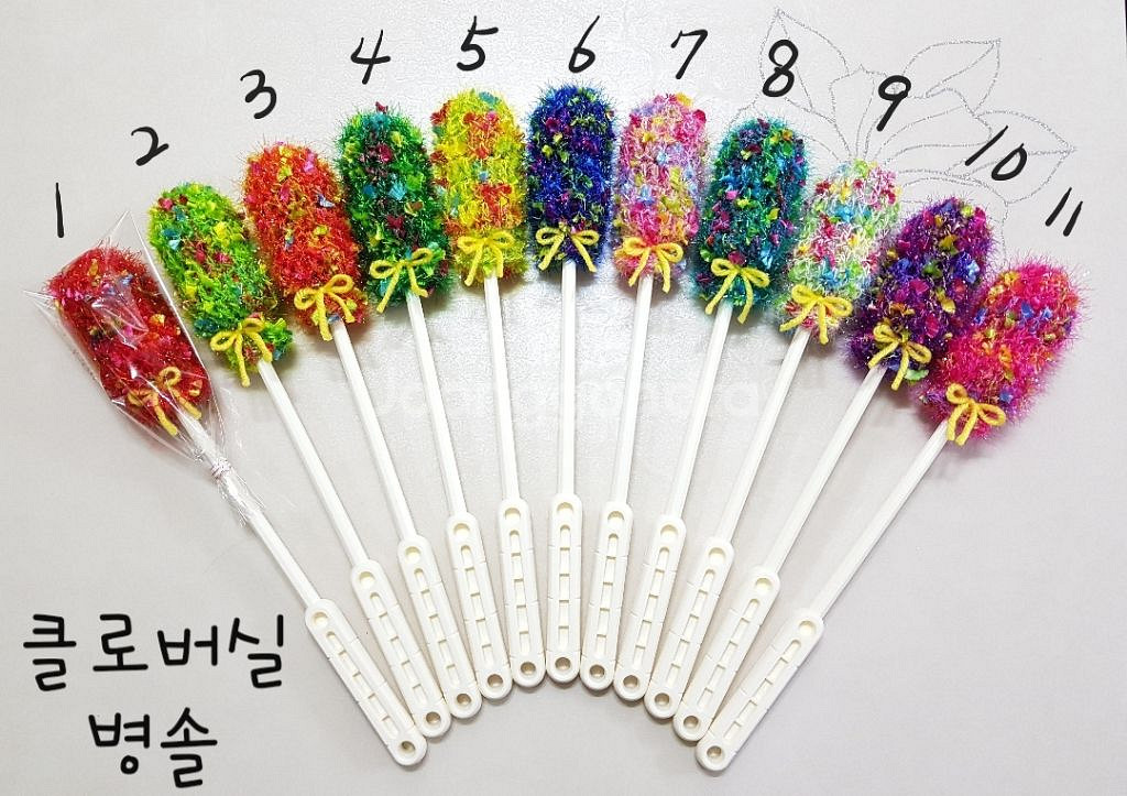 핸드메이드 병솔 수세미 --0