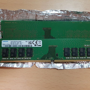 DDR4-21300 8기가 단면 두장 팝니다