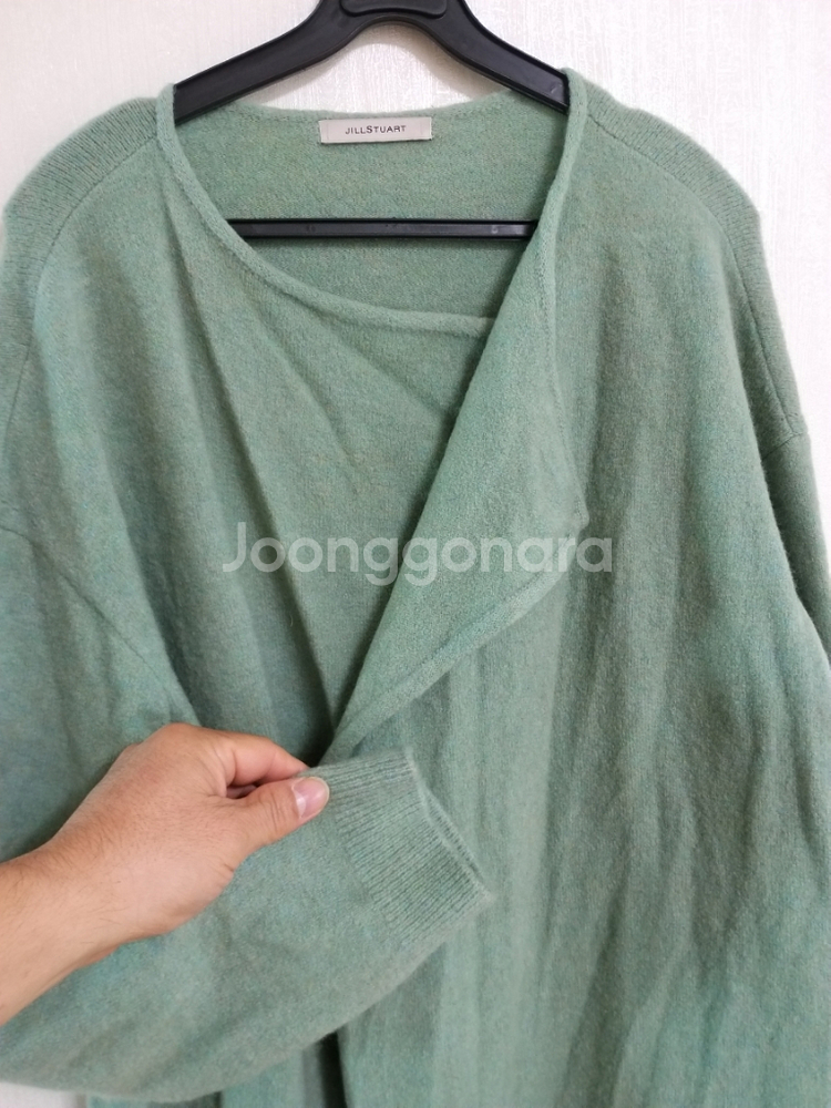 여성 질스튜어트 모직 롱가디건 (스판100)--4
