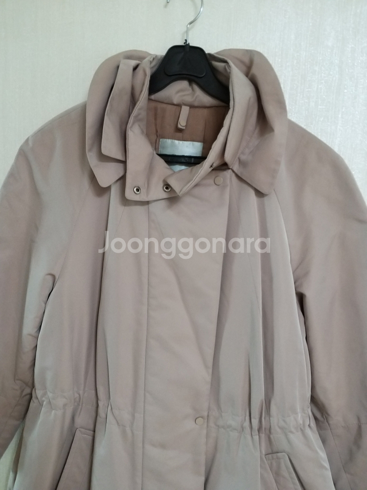 여성 모그 간절기 패딩 박시 트렌치코트 (90)--1