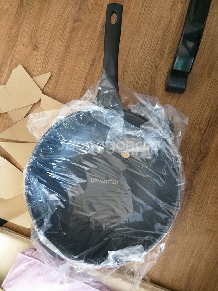 궁중팬2개, 양수웍1개, 유리뚜껑 1개 모두 28cm--2