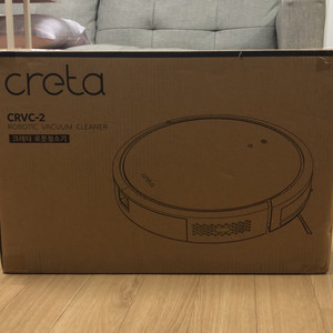 (새제품) 크레타 로봇 청소기 creta CRVC-2
