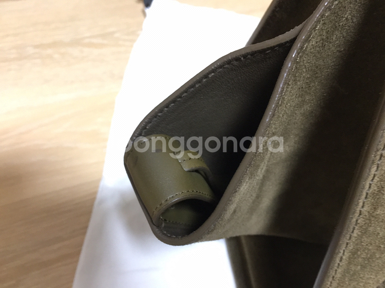 [정품]CELINE 셀린 러기지 미듐 카키--6