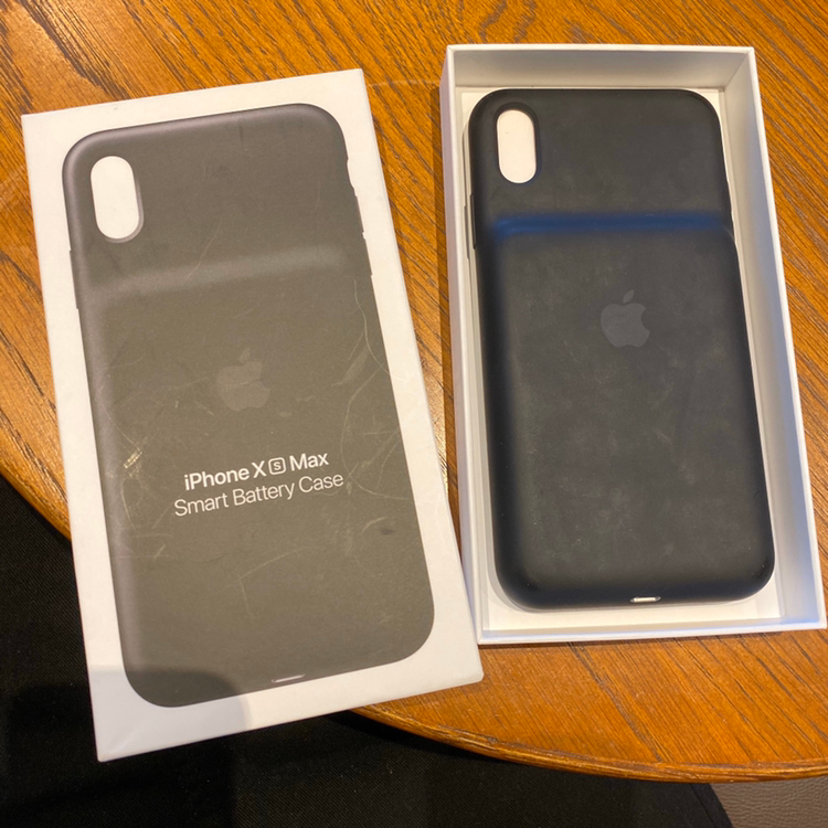 가격내려요!)아이폰XS MAX 정품 보조배터리 케이스--1