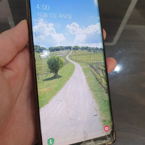 갤럭시 노트8 블랙 256g (액정파손) 팝니다