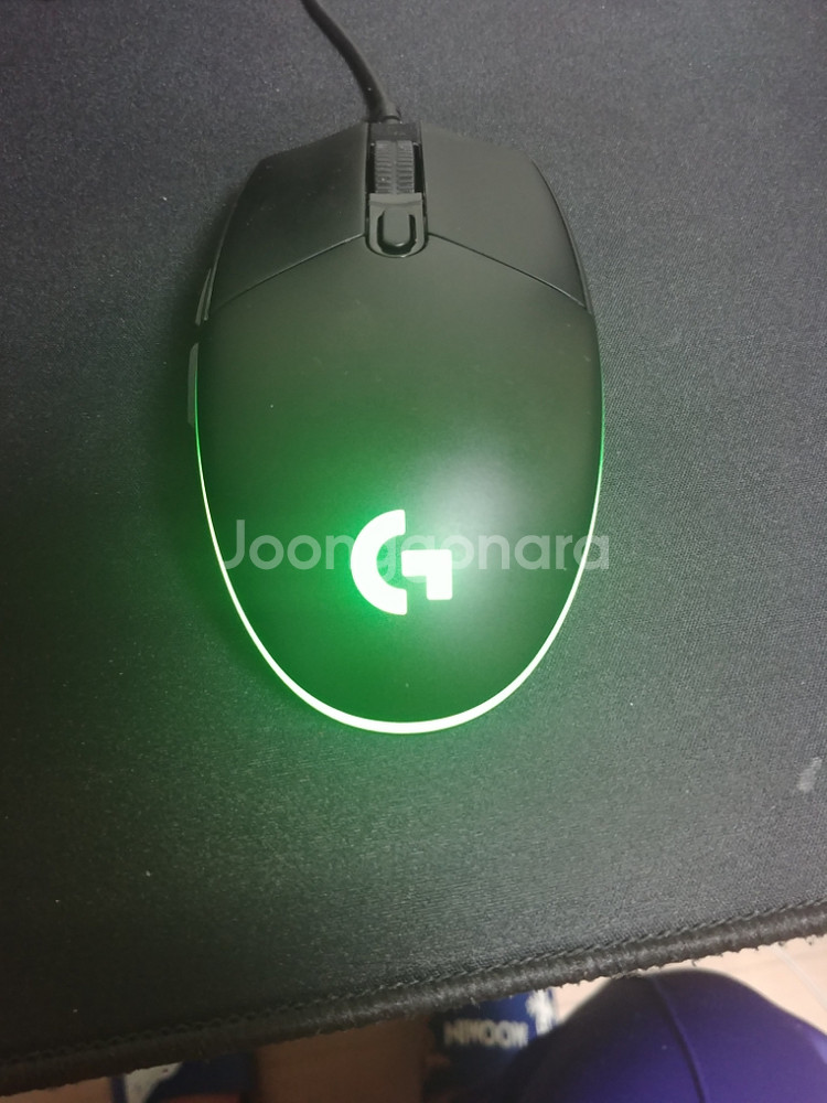 로지텍 G102 마우스 팜--0