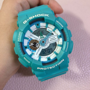 [G-SHOCK] 쥐샥 빅페이스 110모델 민트 거의새