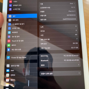 아이패드에어2 64기가 골드 와이파이