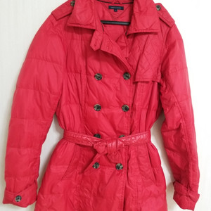 여성 타미힐피거 오리털 패딩코트(박시95-100)