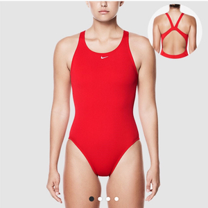 나이키 수영복 솔리드 패스트백 레드 32