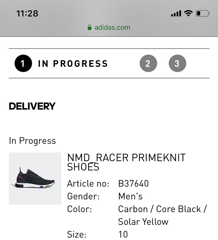 아디다스 NMD RACER B37640 팝니다.--4