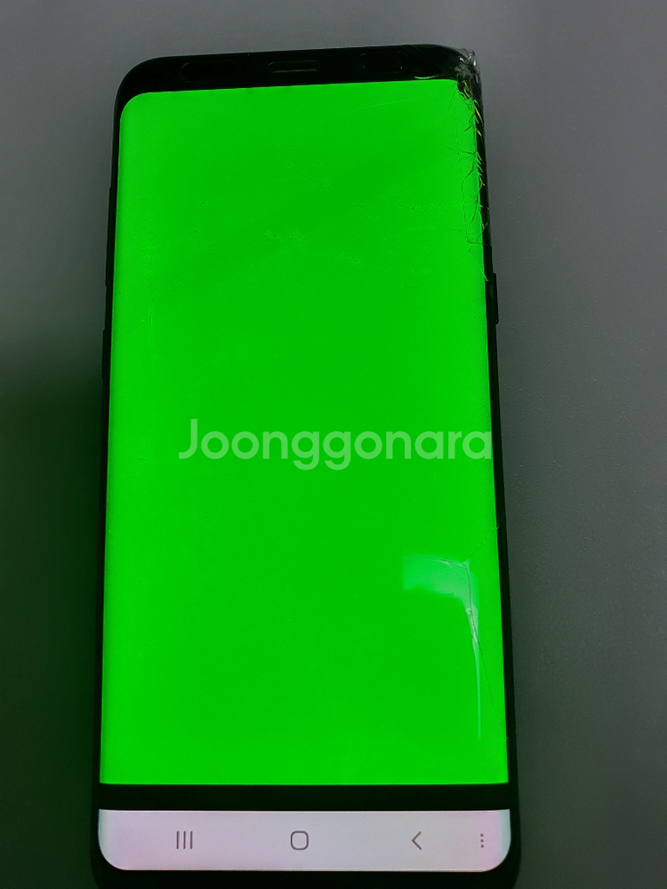 갤럭시S8+ 128기가 KT 공기계 액정파손폰--9