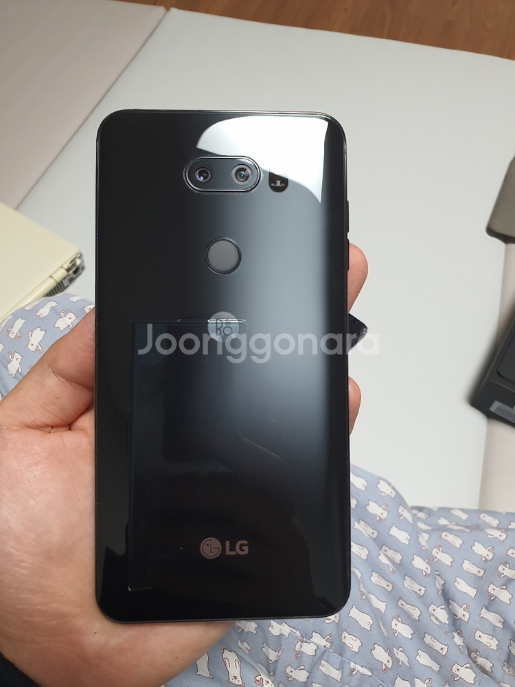 LG V30 64기가 블랙 A급 유플러스 공기계 풀박스--1
