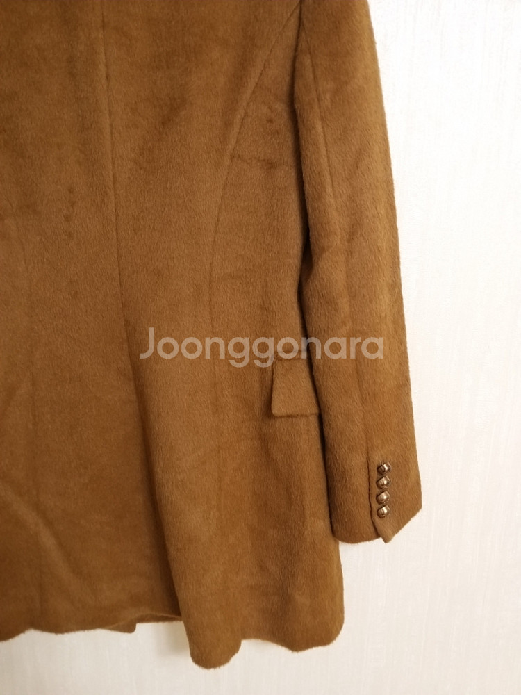 여성 마인 알파카.실크 간절기 반코트 (새상품.95)--8