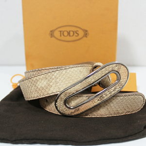 정품 TODS 파이톤 벨트 풀구성