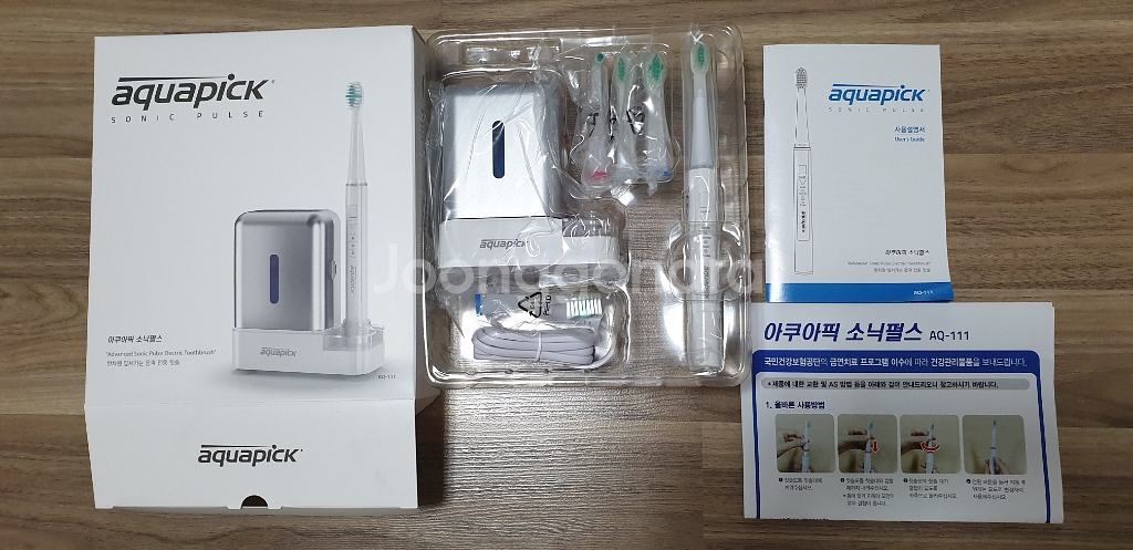 전동칫솔(새상품) 아쿠아픽 소닉펄스 AQ-111--1