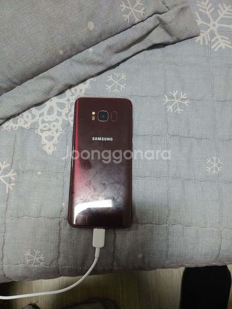 갤럭시 s8 64g 액정파손 팝니다--2
