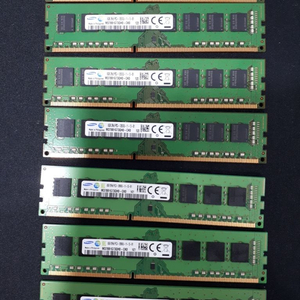 삼성 ddr3 8g 12800u 피씨용 램 7개