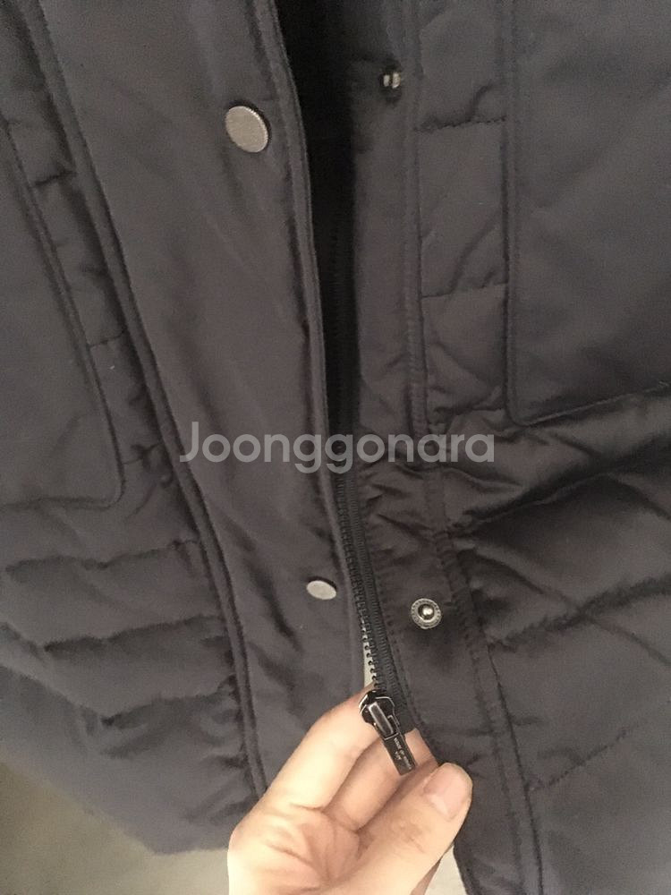 보브 다운 패딩코트. 폭스퍼세트. 새상품66 가격인하--4