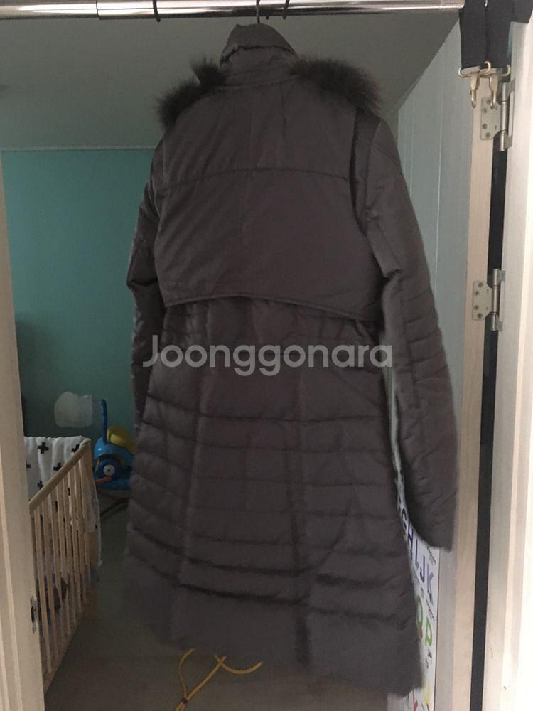 보브 다운 패딩코트. 폭스퍼세트. 새상품66 가격인하--9