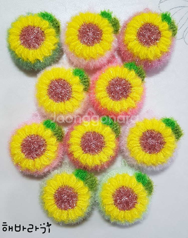 핸드메이드 수세미--0