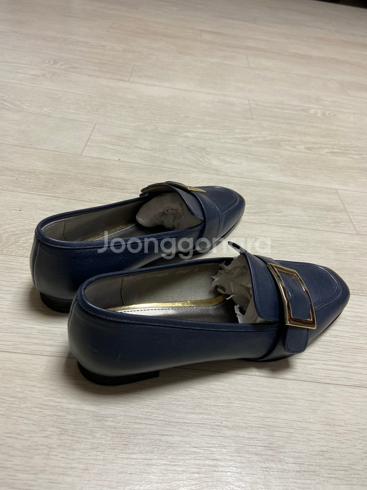 상태최상) 탠디 여성 정장 로퍼 네이비 240--4