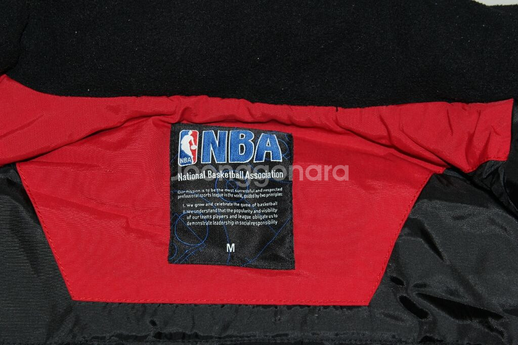 [M] NBA 시카고불스 패딩조끼 베스트 레드66--3