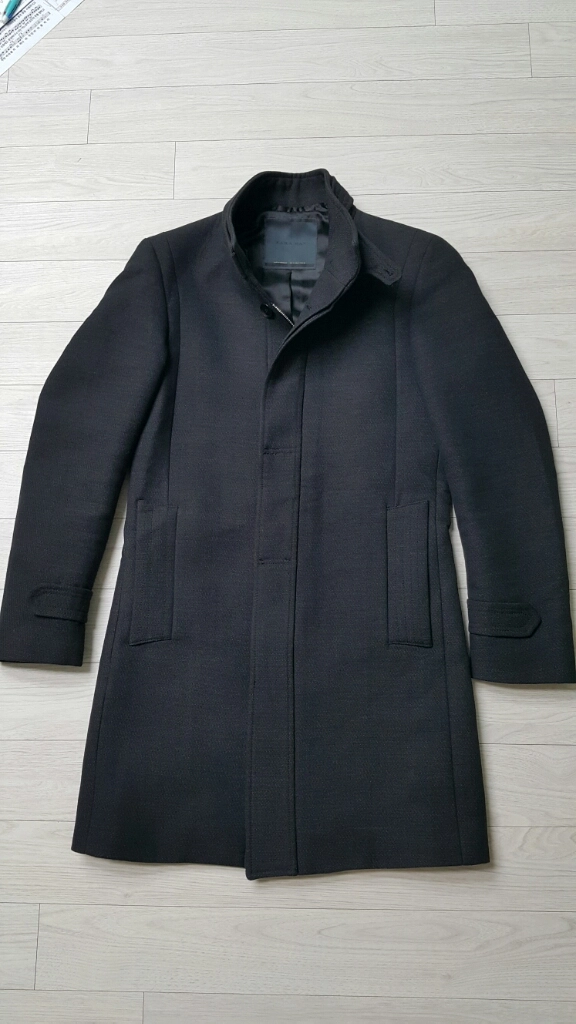 ZARA MAN 모직코트 95호(48cm×91cm)S급 이미지