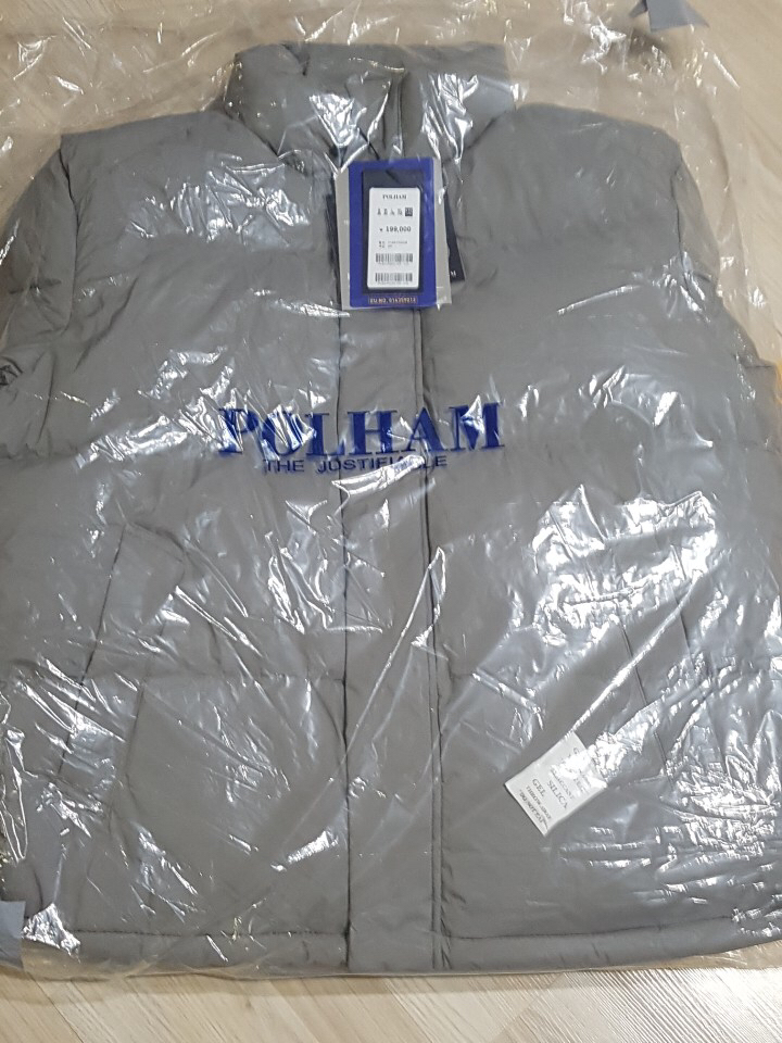 폴햄 알래스카 에어다운 숏패딩110 그레이--1