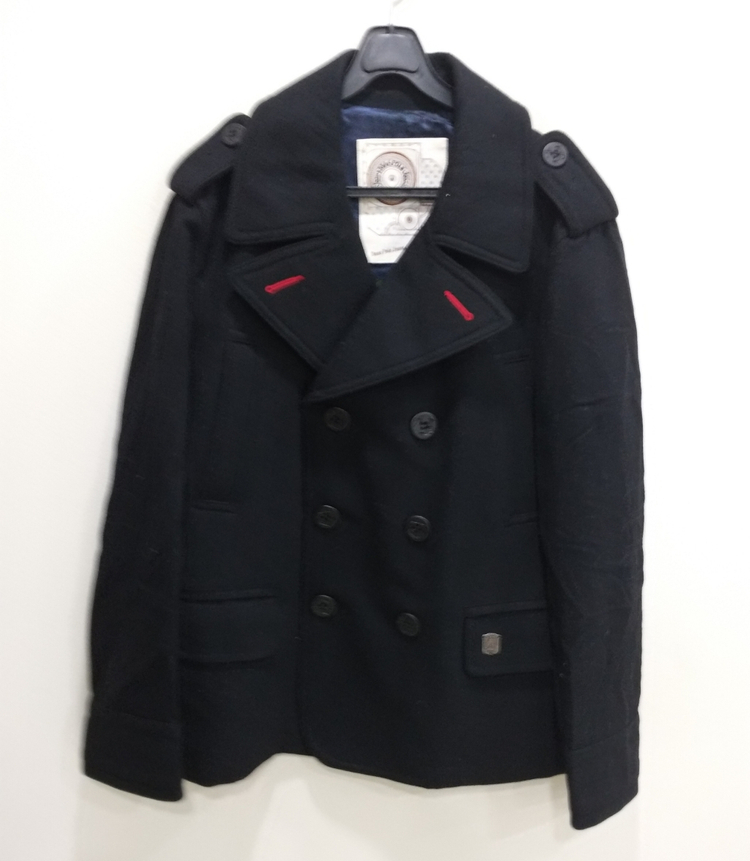 남성 빈폴 슬림핏 더블 모직 반코트 (100)--4