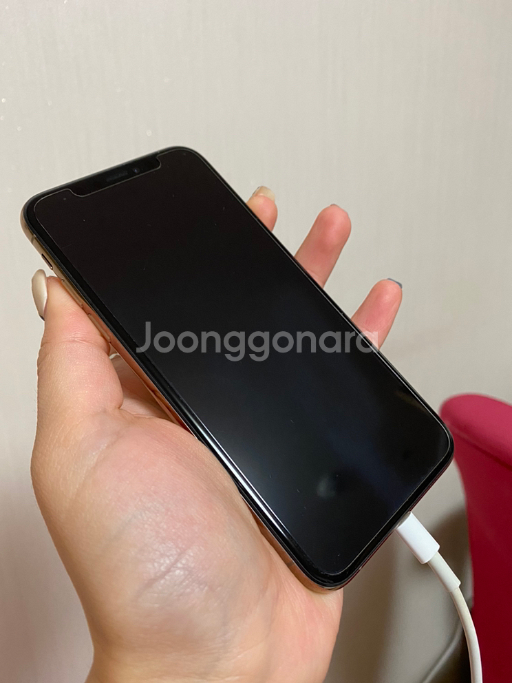 아이폰xs 골드 256GB--1