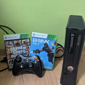 xbox360s + 무선컨트롤러 + GTA5