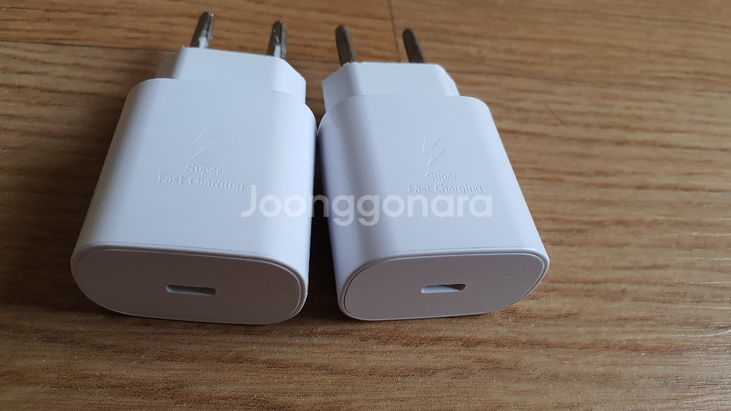 삼성고속충전기ep-ta800 2개일괄흰색25w이하충전임--2