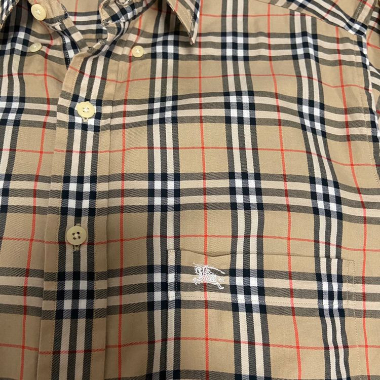 버버리 체크 남방 셔츠--2