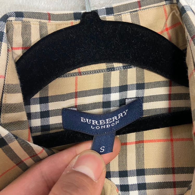 버버리 체크 남방 셔츠--3