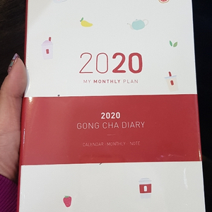 2020 공차 다이어리 흰색,민트 새상품