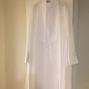 대중소 화이트 셔츠 드레스 프리 사이즈