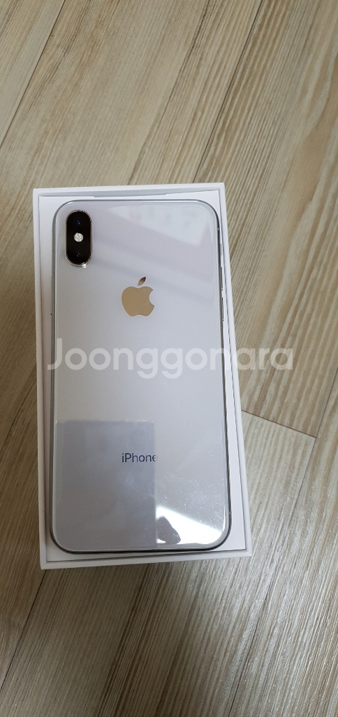 아이폰x64g 실버--0