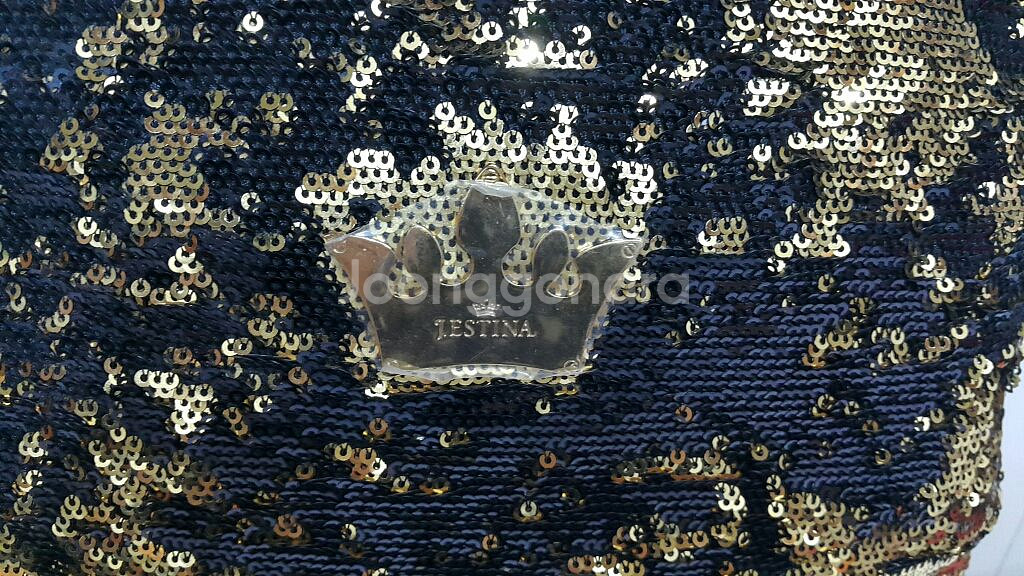 제이에스티나 스팽글백팩 블랙 L싸이즈 새상품입니다.~~--1