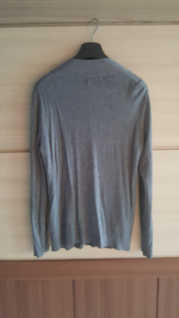 자라 회색 슬림라인가디건팝니다--2