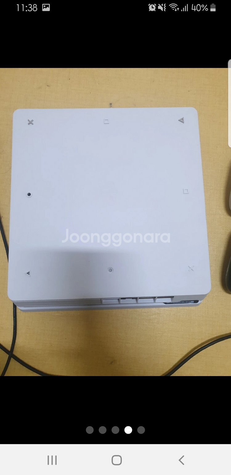플스4 슬림 CUH 2017A B02(화이트)500GB--3