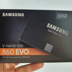 삼성 SSD EVO860 500기가 미개봉 새제품 판매