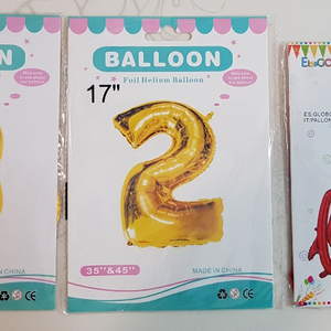 숫자 러브 풍선