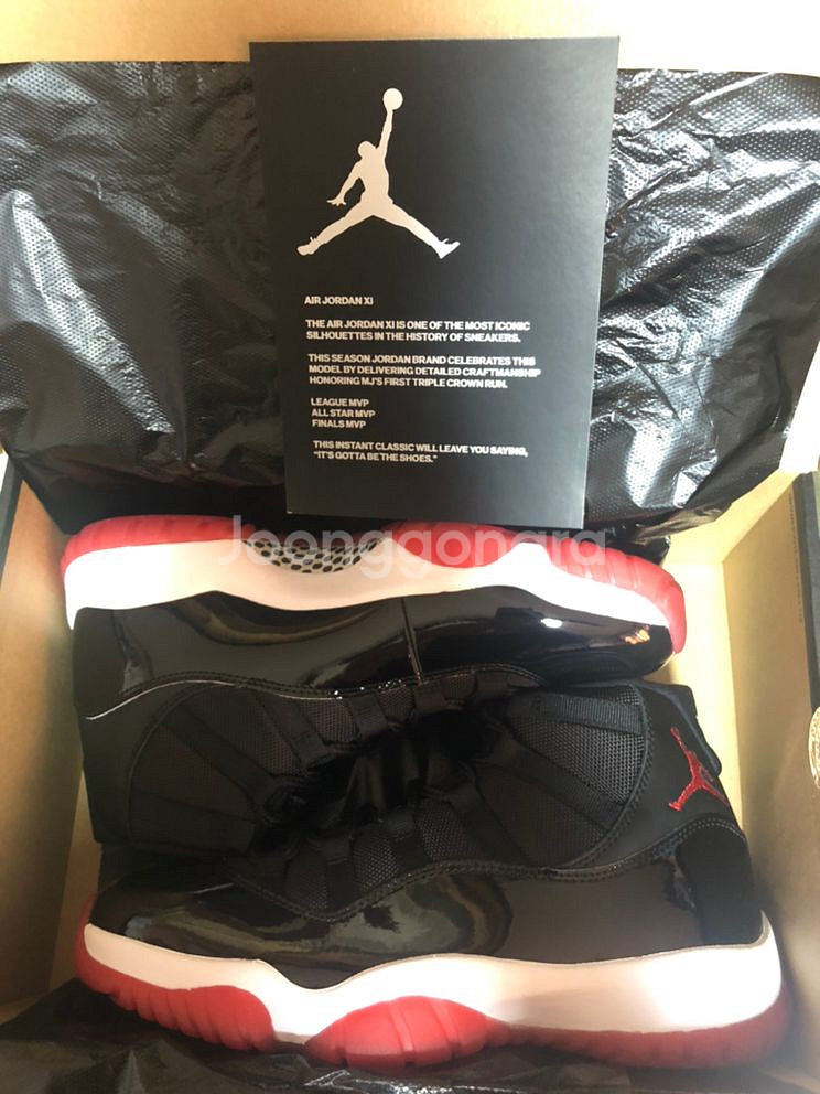 나이키 조단 11 브레드 미착정품 270 19’ 홍대--2
