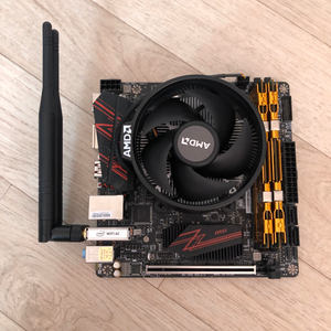 2400G+B450i itx+1060 6기가(수냉)