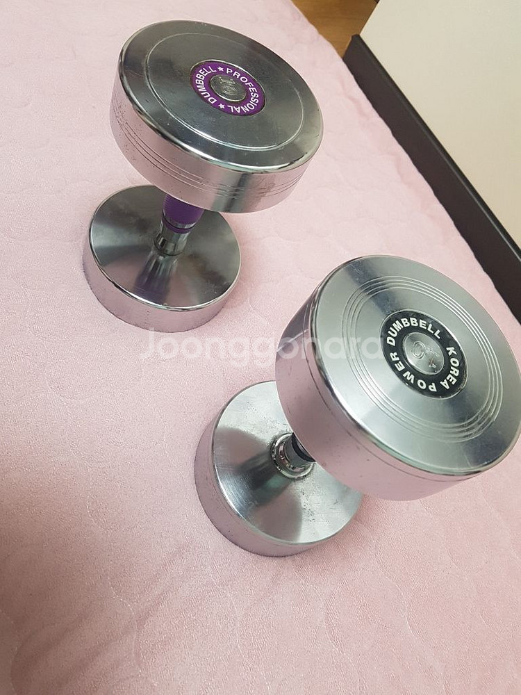 10kg 크롬도금덤벨 키로당 최저가--2