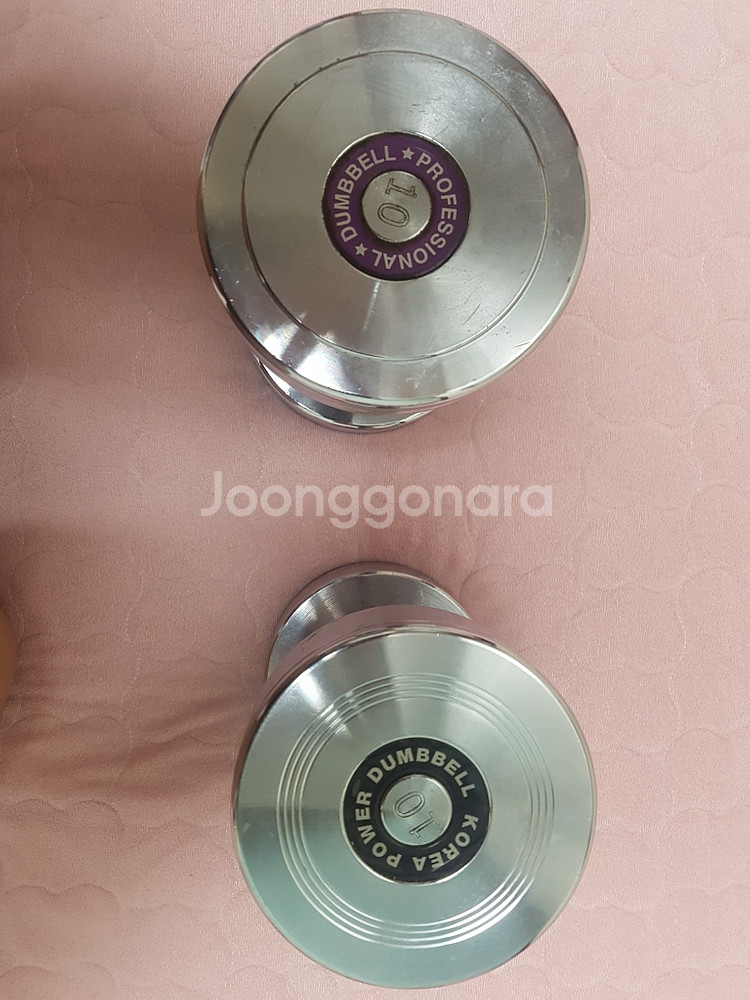 10kg 크롬도금덤벨 키로당 최저가--4